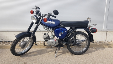 SIMSON S51 Blau Schwarz