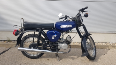 SIMSON S51 Blau Schwarz